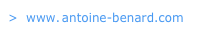 >  www. antoine-benard.com